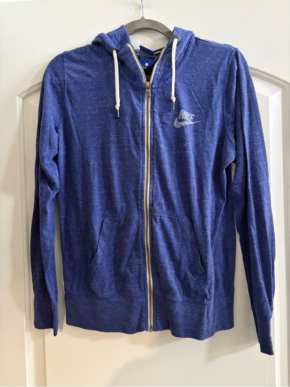 Nike Heathered Royal Blue Zip Hoodie